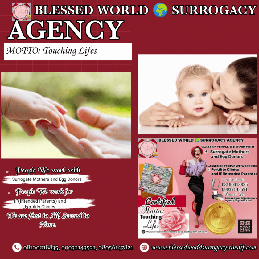 Join the sister Hood Become an Egg Donor Today @ BLESSED WORLD 🌍 SURROGACY AGENCY As You join Us Change the World One Family At a time.